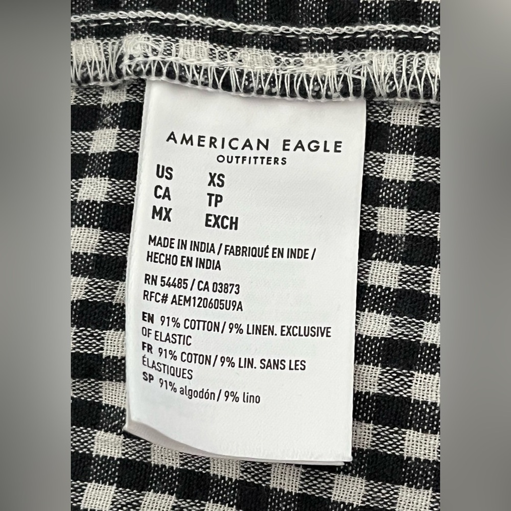 American Eagle Outfitters Black and White Maxi Dress - Picture 6 of 6